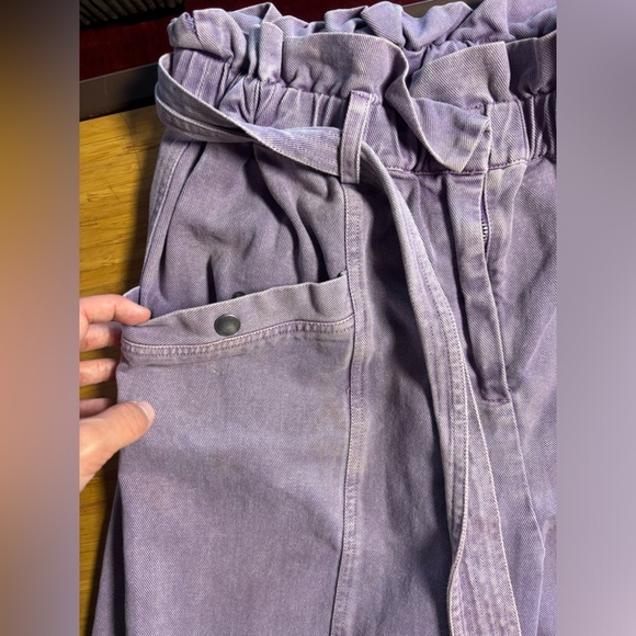 EUC SEA- Idun Paperbag Straight-Leg Jeans. Size 12 - Picture 10 of 11